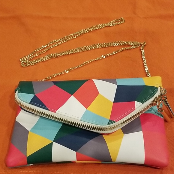 MMS Handbags - Geometric Bag MMS Clutch PUrse LOOK